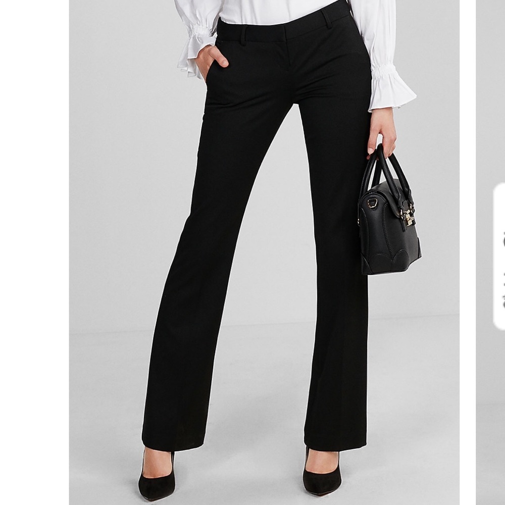 Express Black Columnist Dress Pants
